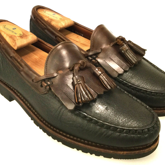 Allen Edmonds Nashua Men Black Brown Loafer Sz 9.5 main image 5